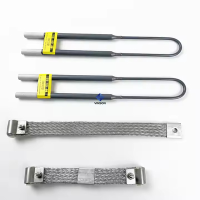Nhà máy tùy chỉnh 1800C 1700C L W U loại Disilicide Molybdenum Mosi2 lò sưởi ấm