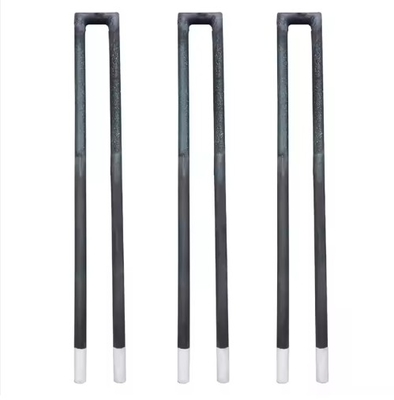 U hình dạng nhiệt độ cao xoắn ốc Silicon Carbide Điện nhiệt điện Sic máy sưởi cho lò 1400 °C