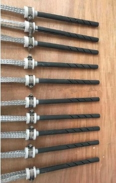 SiC Điện Ceramic nhiệt yếu tố Sic máy sưởi cho lò thủy tinh
