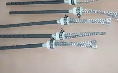 SiC Điện Ceramic nhiệt yếu tố Sic máy sưởi cho lò thủy tinh