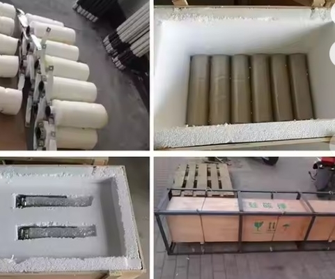 1500 ~ 1625 ° C Double Spiral Sic Element Kháng nhiệt độ cao Silicon Carbide Heating Element Cho lò