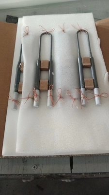 Molybdenum Disilicate Electric Heating Element thẳng U W loại Mosi2 Bộ sưởi cho lò