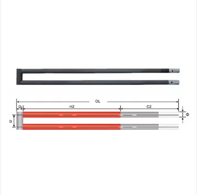 U loại chống nhiệt độ cao Sic Bar Sic Điện