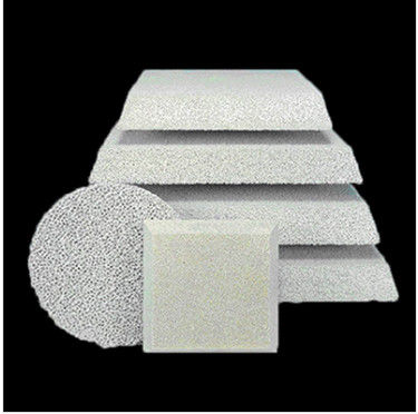 Bộ lọc bọt gốm Alumina hình vuông tròn 80-90% độ xốp