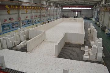 3.1g / Cm3 Alumina Zirconia Silica AZS Gạch cho lò nung thủy tinh