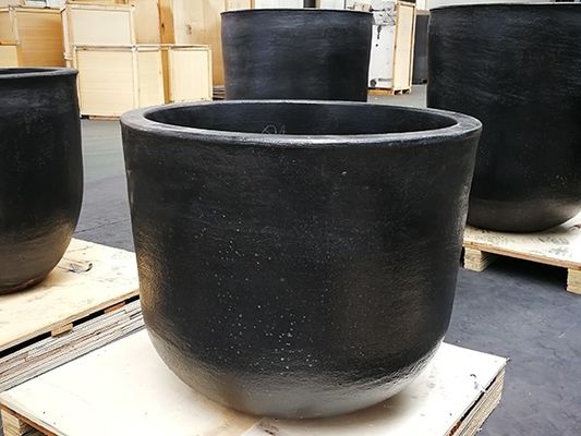 ALUMINA, SILICON CARBIDE CERAMICS, GRAPHITE INDUCIBLE CRUCIBLE