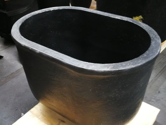 SILICON CARBIDE GRAPHITE U-SHAPED CRUCIBLE (CRUCIBLE ELLIPTICAL)