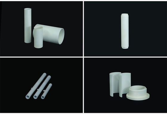 2.0-2.1g / Cm3 Ống gốm Boron Nitride để xử lý kim loại nóng chảy