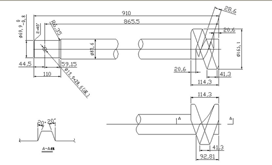 Máy khuấy và tappets Zirconia để sản xuất thủy tinh, Máy khuấy chịu lửa / Máy khuấy bao gồm gạch