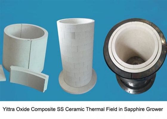 ZrO2 Shield Gốm sứ Zirconium Oxide để tăng trưởng tinh thể Sapphire bằng phương pháp Kyropoulos