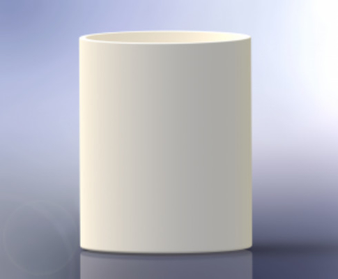 Zirconia cường lực Alumina ZTA Crucibles cho phục hình răng Zirconia thiêu kết